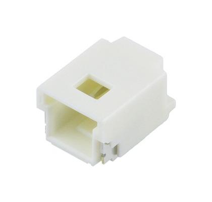 501568-0207 Molex PICO-CLASP Series, Series Number 501568, 1mm Pitch 2 Way 1 Row Shrouded Right Angle PCB Header, Surface Mount