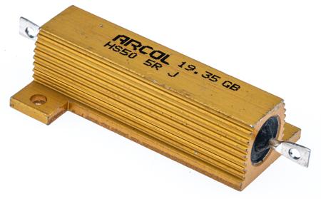 HS50 5R J Arcol, 5Ω 50W Wire Wound Chassis Mount Resistor  ±5%