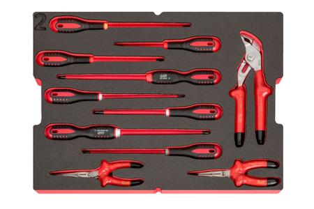 4750RCHDW02RF1V Bahco 79-Pieces Toolkit Tool Kit with Rigid Case, VDE Approved