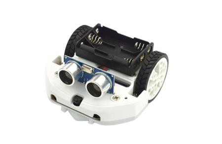 ROB0148-EN-LW micro: Maqueen Lite w/ Skin (White) - micro:bit