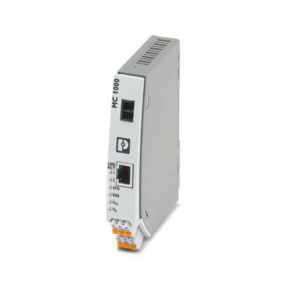 1330722 Phoenix Contact Fibre Optic LC Duplex Female Ethernet Media Converter, Single Mode, 100Mbit/s 40km