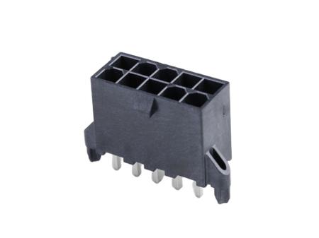46207-0210 Molex 46207 Series Vertical Through Hole PCB Header, 10 Contact(s), 4.20 mm Pitch, 2 Row, Shrouded