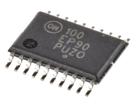 MC100EP90DTG onsemi , Logic Level Translator Translator ECL, LVECL to LVPECL, PECL, 20-Pin TSSOP