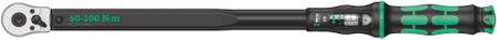 075623 Wera C4 Click Torque Wrench, 60 → 300Nm, 1/2 in Drive, Square Drive - RS Calibrated