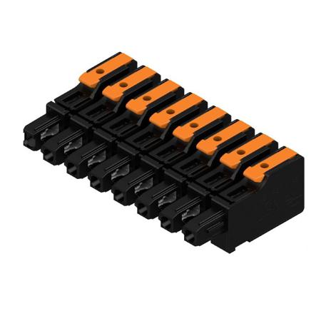 8000078334 Weidmüller, 7.5mm Pitch, OMNIMATE 4.0, 7 Way, , Pluggable Terminal Block, Plug, PCB Mount, Snap In Termination,