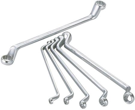 105-J6 SAM  Series Offset Ring Spanner, 8 x 9 mm, 10 x 11 mm, 12 x 13 mm, 14 x 15 mm, 16 x 17 mm, 18 x 19 mm, Metric,