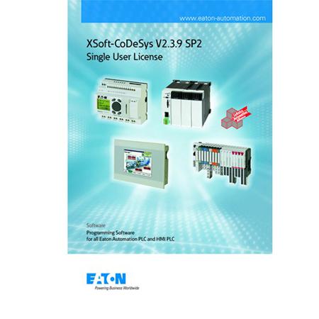 142582-SW-XSOFT-CODESYS-2-S Eaton Programming Software for Use with Operating System Windows 8