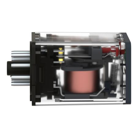 RUMC22P7 Schneider Electric, 230V Coil Relay Interface Module DPDT, 10A Switching Current Plug In,