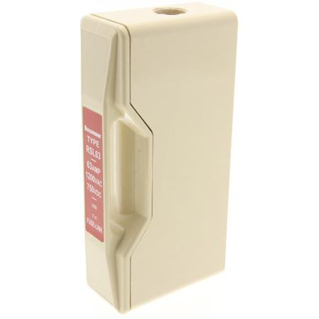 RSL63H Eaton 63A Rail Mount Fuse Holder, 1.2 kV ac, 750V dc