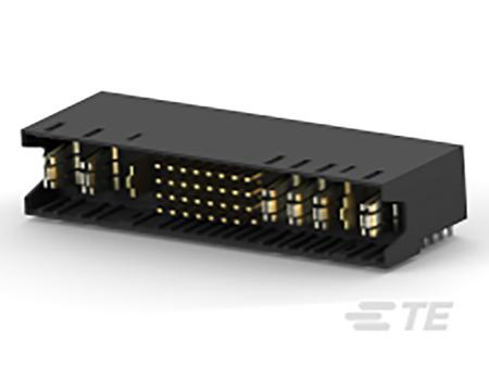 6450849-7 TE Connectivity Multi-Beam XLE, 40 Way, 4 Row, Right Angle PCB Header