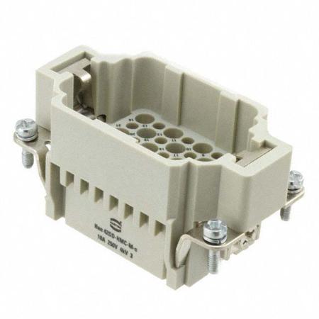 09162423001 HARTING Heavy Duty Power Connector Insert, 10A, Male, Han DD HMC Series, 42 Contacts