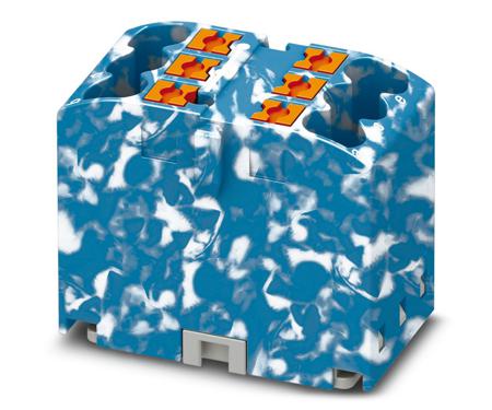 1091675 Phoenix Contact Distribution Block, 2.5mm², 24A, 450 V, Blue, White