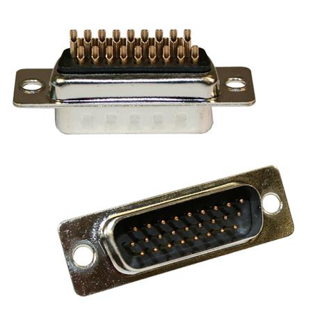 180-044-103L001 Norcomp 180 44 Way Panel Mount D-sub Connector Plug, 2.29mm Pitch