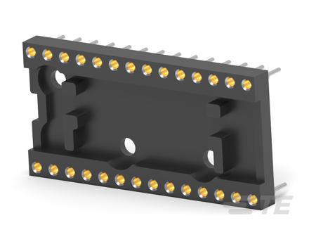 2-1571551-9 TE Connectivity 2.54mm Pitch 28 Way Through Hole DIP IC Socket