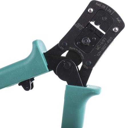 WC-491 JST Ratchet Crimping Tool, Crimp Contact, Minimum 28AWG, Maximum 26AWG