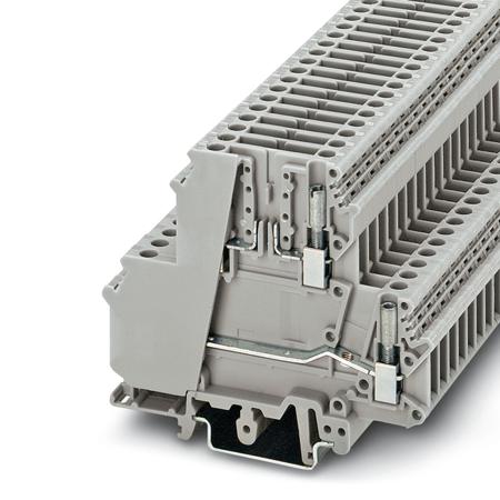 3007042 Phoenix Contact  UKK 5-TG Series Grey, Double-Level, Screw Termination