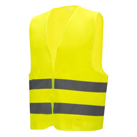 7111-XL NITRAS SAFETY Yellow Breathable Hi Vis Vest, XL