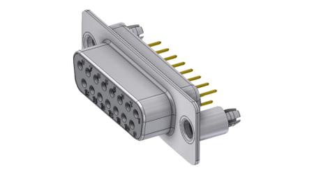 DTS15SY/2M86UN Deltron Connectors DTS 15 Way Through Hole PCB D-sub Connector Socket, 2.84mm Pitch