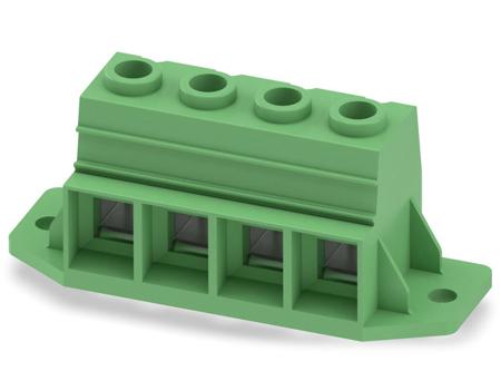 1932517 Phoenix Contact MKDSP 25/4-15.00 F Series PCB Terminal Block, 4-Contact, 15mm Pitch, Through Hole Mount, 1-Row, Screw