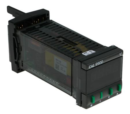 991.12C CAL 9900 PID Temperature Controller, 48 x 48 (1/16 DIN)mm, 2 Output Relay, 230 V ac Supply Voltage
