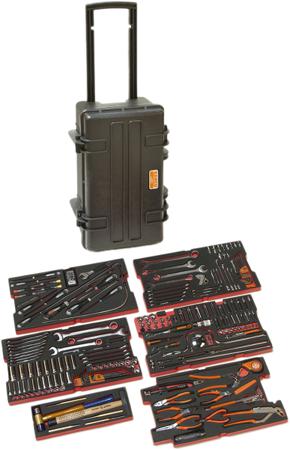 4750RCHDW01FF1 Bahco 240 Piece Heavy Duty Rigid Case Aviation Tool Kit with Box