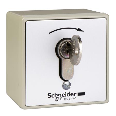 XAPS11221N Schneider Electric Spring Return Control Station Switch - SPST, Zinc Alloy, IP54