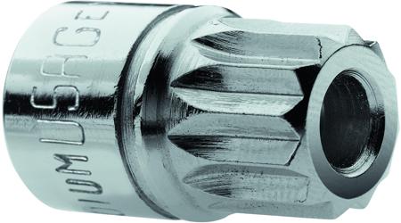 U02631145 Usag 3/8 in Drive 3/8in Square, Square, M16mm, 55 mm Overall Length