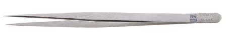 136-9835 RS Pro 140 mm, Stainless Steel, Extra Fine, Tweezers