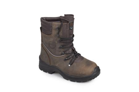 P50567-6J-K-4-A-E-P-WRU-FO-SRC-38 Bicap Chainsaw Brown Steel Toe Capped Unisex Safety Boot, UK 5, EU 38