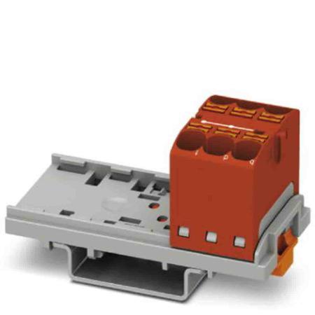 3273530 Phoenix Contact Distribution Block, 6 Way, 0.2 → 6mm², 32A, 800 V, Red