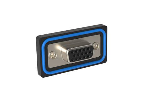 L17EHD15S30 Amphenol Communications Solutions EHD 15 Way Right Angle PCB Mount, Through Hole D-sub Connector Socket