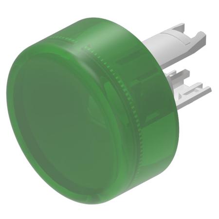 18-961.5L Indicator Lens Round Style, Green, 13.8 diameter