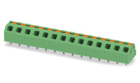 1862398 Phoenix Contact SPTAF 1/14-5.0-IL Series PCB Terminal Block, 14-Contact, 5mm Pitch, Through Hole Mount, 1-Row