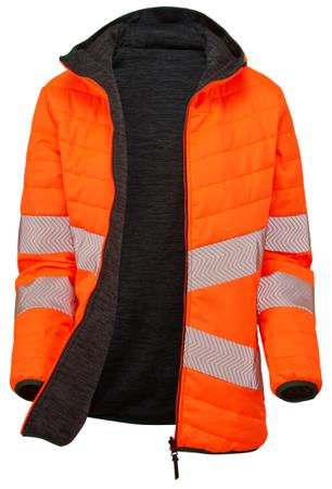 LFE913-4XL PULSAR LFE913 Orange Men Hi Vis Jacket, 4XL