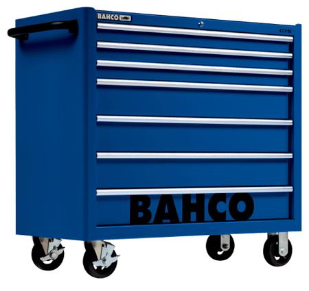 1475KXL7BLUE Bahco 7 Shelf Trolley, 986 x 501 x 1100mm, 30kg Load