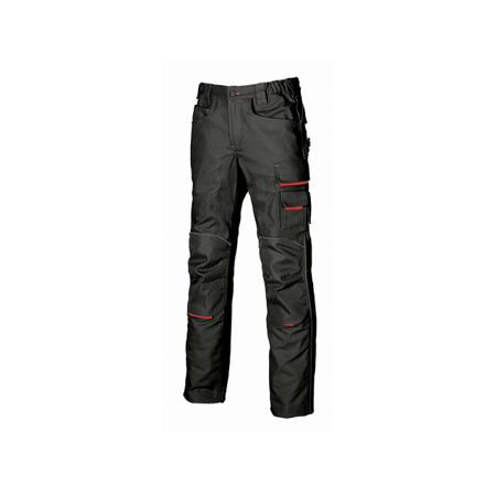 WDW022BC-44 UPower Don't worry 's Black Cargo Trousers Durable 29-31in W