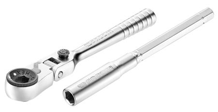 R.180PB Facom  1/4 in Square Ratchet with Tube Handle, 115 mm Overall