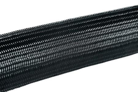 170-40600-HEGPA6606-PA66-BK HellermannTyton Braided Nylon 66 Black Cable Sleeve, 6mm Diameter, 100m Length