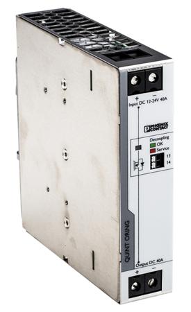 2907753 Phoenix Contact Redundancy module, for use with QUINT POWER Power Supply, QUINT4-S-ORING/12-24DC/1X40/+ Series