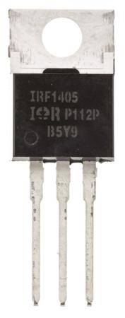 IRF1405PBF Infineon  N-channel MOSFET, 169 A, 55 V HEXFET, 3-Pin TO-220AB