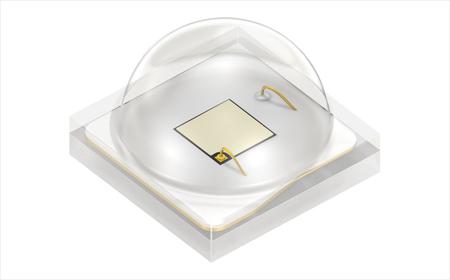 GD-CSSRML-14-U9V2-24-1-350-R33 ams OSRAM Blue LED SMT Ceramic  SMD, GD CSSRML.14-U9V2-24-1-350-R33