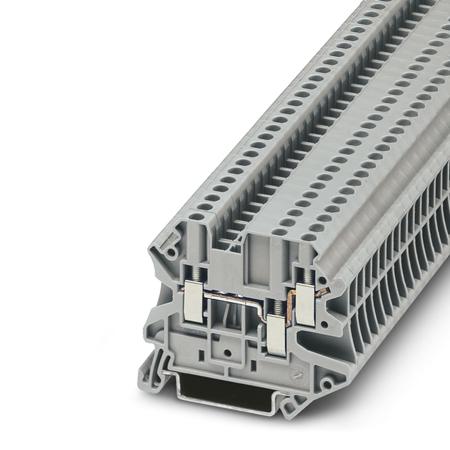 3044513 Phoenix Contact  UT 2.5-TWIN Series Grey, Single-Level, Screw Termination, ATEX
