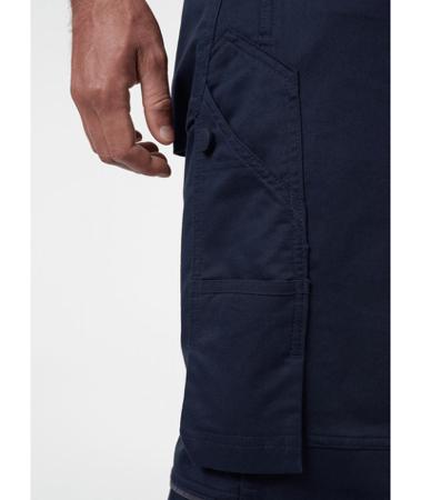 77523_590-C66 Helly Hansen Manchester Navy Men's Cotton, Polyester Lightweight, Stretchy Work Trousers 49in, 124cm Waist