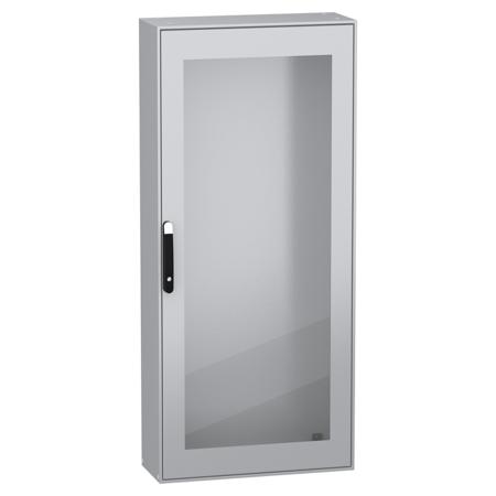 NSYSM18830T Schneider Electric Spacial SM Sheet Steel, Single Door Floor Standing Enclosure, 1800 x 800 x 300mm, IP55