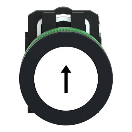 XB5FA3341 FLUSH MOUNT RED PB WHITE MARKED STOP 1NC