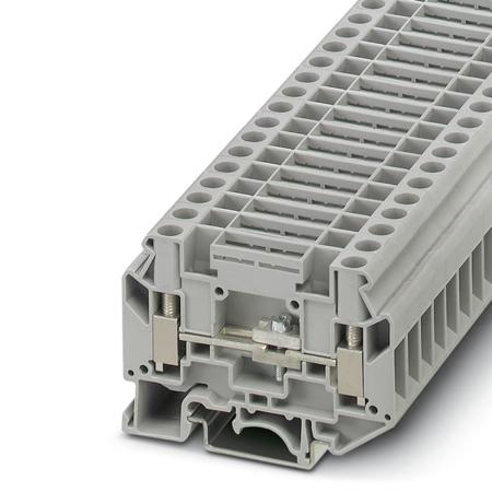 3072803 Phoenix Contact  UK 6-T Series Grey, Single-Level, Screw Termination