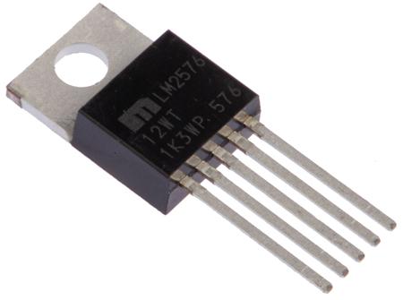 LM2576-12WT Microchip Technology,  Adjustable Switching Regulator, 1-Channel 3A 5-Pin, TO-220