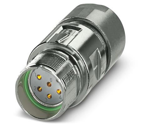 1629137 Phoenix Contact Cable Mount Industrial Circular Connectors, 6 Contacts, M23 Connector, Socket