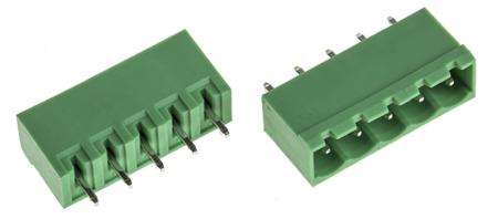 144-4097 RS Pro 5.08mm Pitch Straight, PCB Terminal Block, PCB Mount, 5 Way