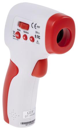 201-0210 RS PRO Infrared Thermometer, Max Temperature 60°C, ±0.3 °C, Centigrade, Fahrenheit